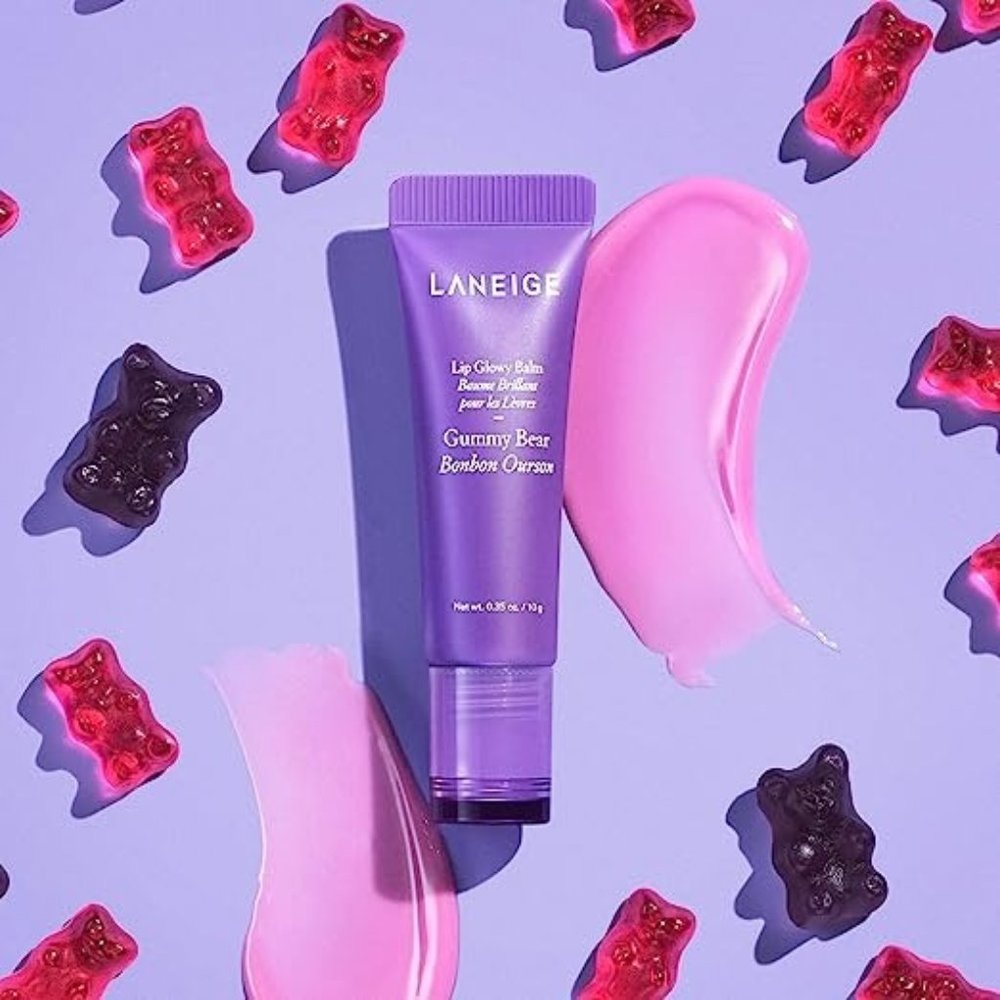 LANEIGE Lip Glowy Balm:Gummy Bear Hydrate, Glossy, Lightweight, Moisturize ,Tint
